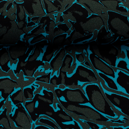 Viskose- Webware - Pop Art Waves - by Thorsten Berger